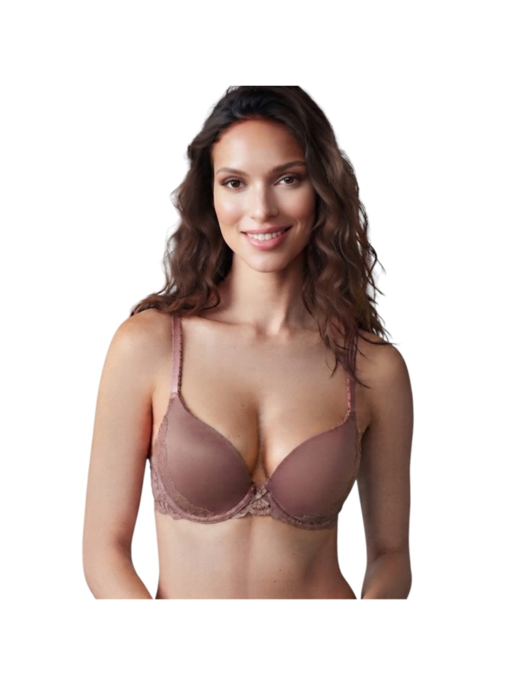 Victoria’s Secret Rose Lace Push-Up Underwire Bra 34DD